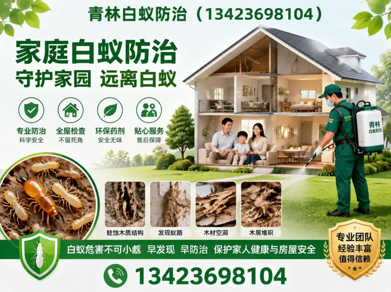 天河区别墅白蚁防治展示图
